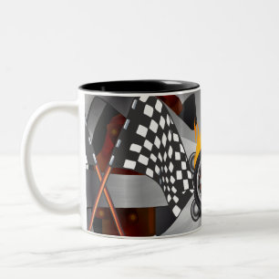 Fire, Alloy Two-Tone Coffee Mug