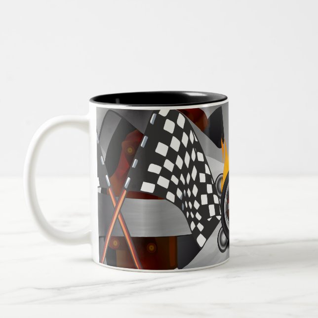 Fire, Alloy Two-Tone Coffee Mug (Left)