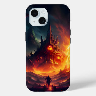 Fire and Brimstone Landscape 4 iPhone 15 Case