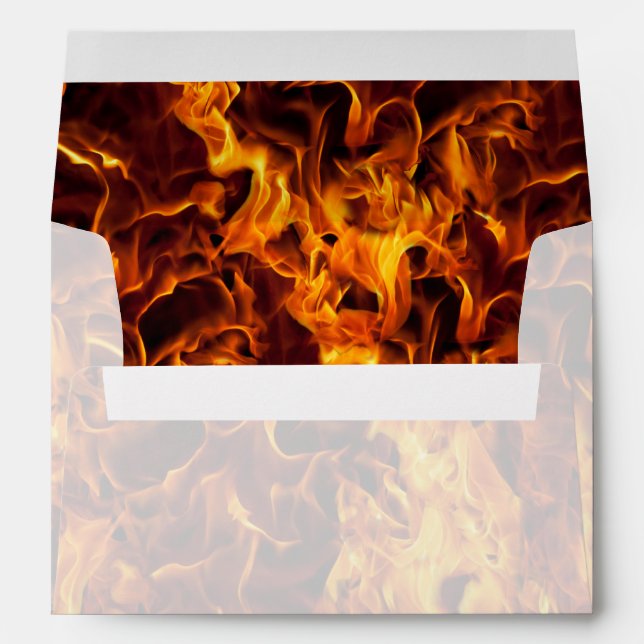 Fire and Flame Pattern Envelopes (Back (Bottom))