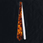 Fire and Flame Pattern Tie<br><div class="desc">* HOT, HOT , HOT! Red hot, orange and yellow flaming hot fire pattern covers this neck tie * Made from 100% polyester; silky finish. * Tie one On your HOT STUFF honey pie! Great gift for Father's Day, birthdays, gift for your 'hot' boyfriend, grad, even mom could tie one...</div>