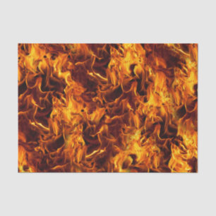 Fire and Flame Pattern Tissue Paper