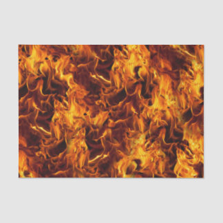 Fire and Flame Pattern Tissue Paper