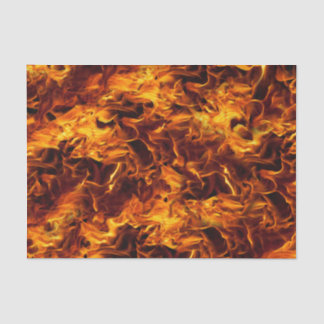 Fire and Flame Pattern Tissue Paper
