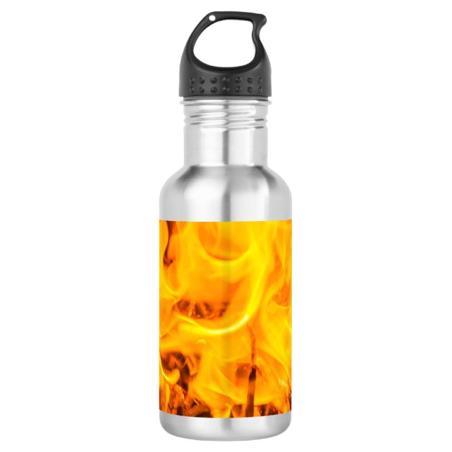 Fire and flames 532 ml water bottle (Front)