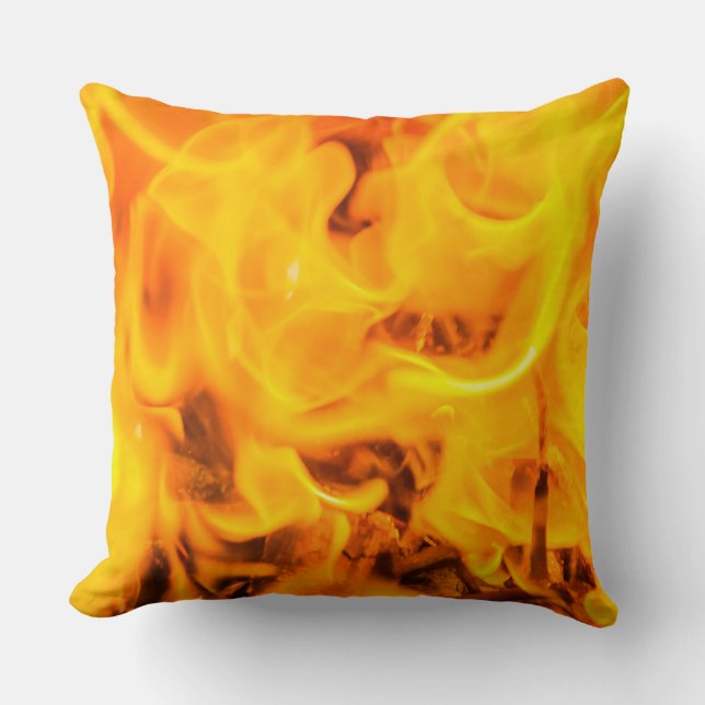 Fire and flames cushion (Front)