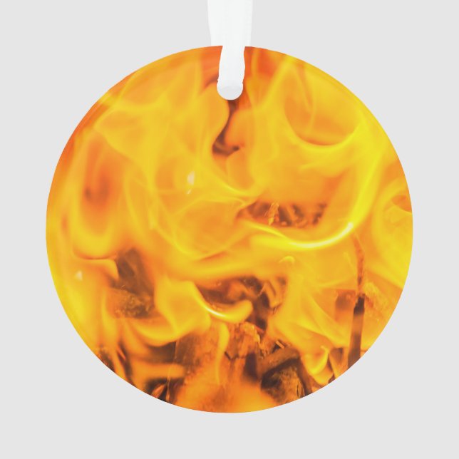 Fire and flames ornament (Back)