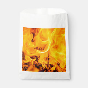 Fire And Flames Pattern Favour Bag