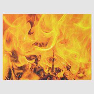 Fire And Flames Pattern Tissue Paper