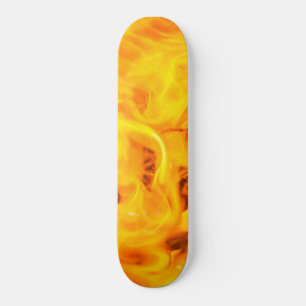 Fire and flames skateboard