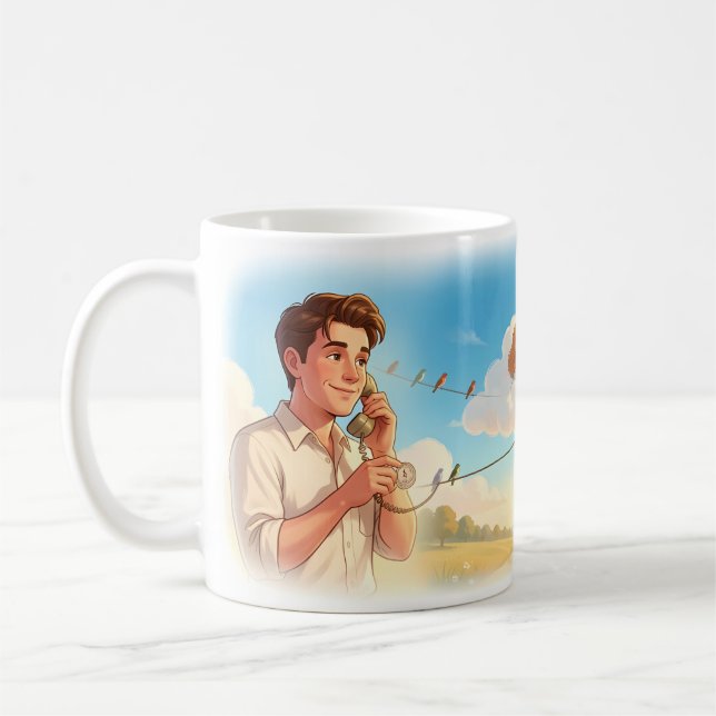 Fire and Grace at the Shore Mug (Left)