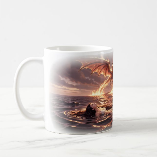 Fire and Grace at the Shore Mug (Left)