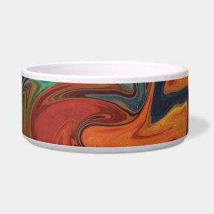 fire and ice cat food bowl