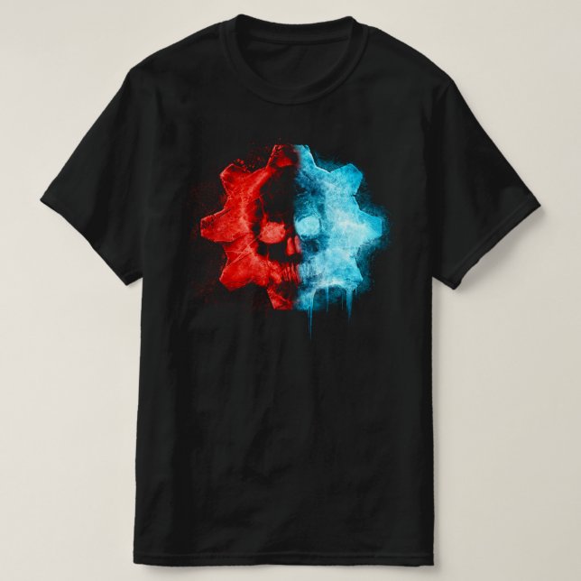 Fire and Ice Gears 5 Omen T-Shirt (Design Front)