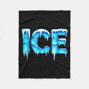 Fire and Ice Matching Funny 2025 Halloween Costume Fleece Blanket