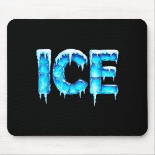 Fire and Ice Matching Funny 2025 Halloween Costume Mouse Pad