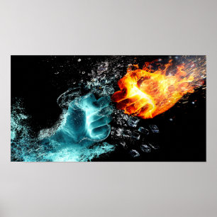 Fire and Ice Poster