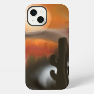 Fire and Ice Southwestern Abstract Art iPhone 13 Case