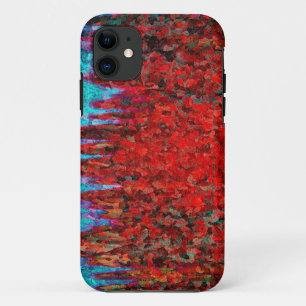 Fire and ice texture iPhone 11 case