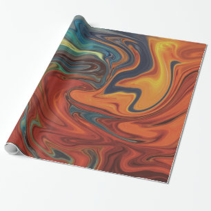 fire and ice wrapping paper