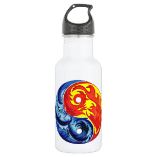 Fire and Ice Yin-Yang 532 Ml Water Bottle