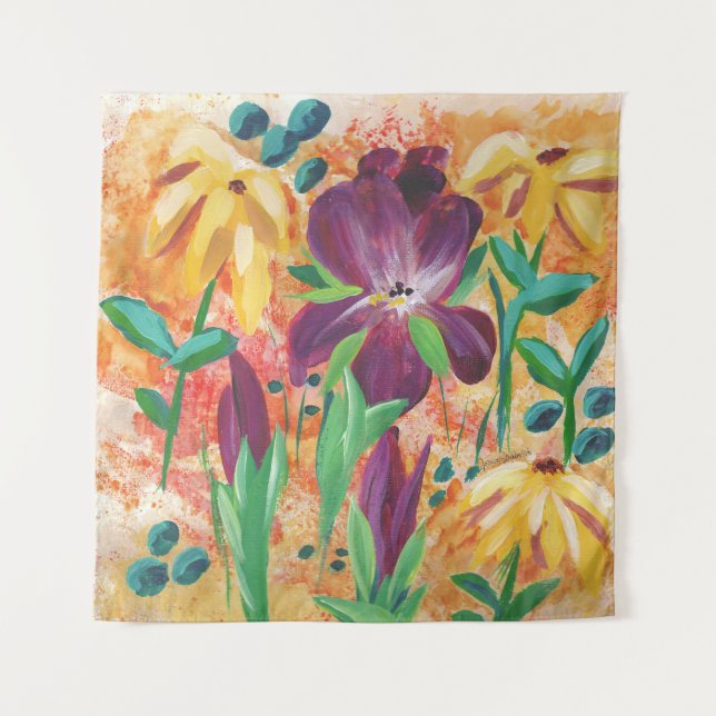 Fire and Iris tapestry (Front)