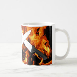 Fire and Knives Coffee Mug
