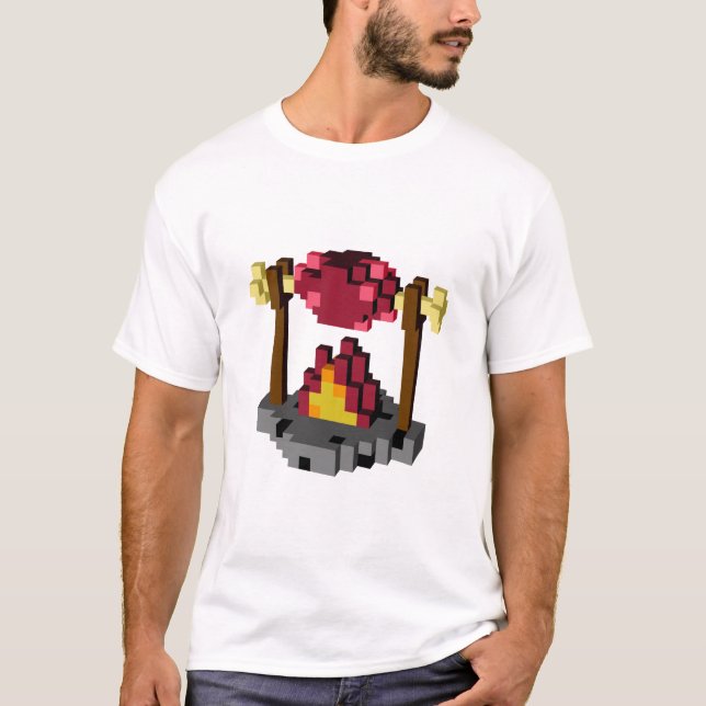Fire and meat T-Shirt (Front)