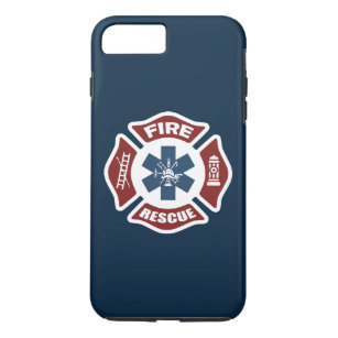 Fire and Rescue Red White and Blue Case-Mate iPhone Case