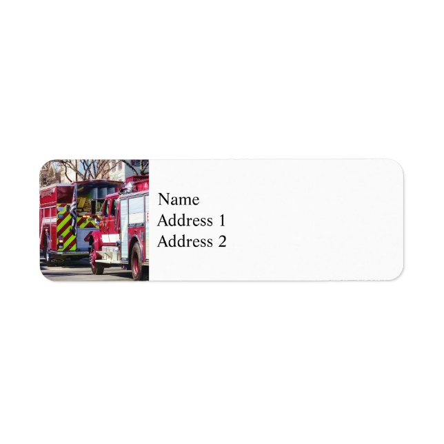 Fire and Rescue Return Address Label (Front)