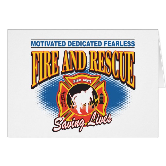 Fire and Rescue Saving Lives (Front Horizontal)
