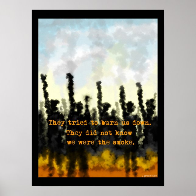 Fire and Smoke Poster (Front)