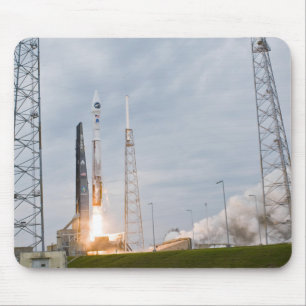 Fire and smoke signal the liftoff mouse pad