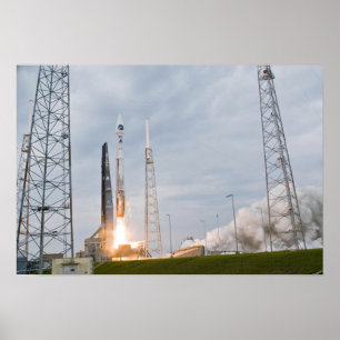 Fire and smoke signal the liftoff poster