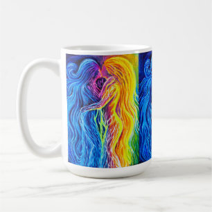 Fire and water coffee mug