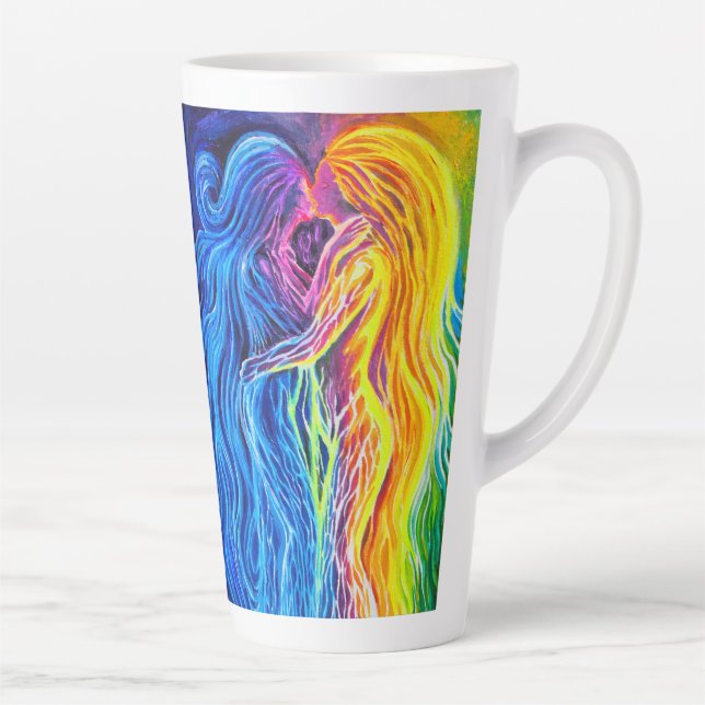 Fire and water latte mug (Right)