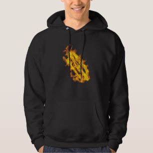Fire Archery Bow And Arrow Flaming Archer Hoodie