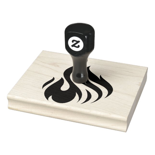 Fire art design rubber stamp (Stamp)