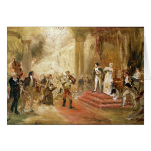 Fire at the Austrian Embassy (oil on canvas)