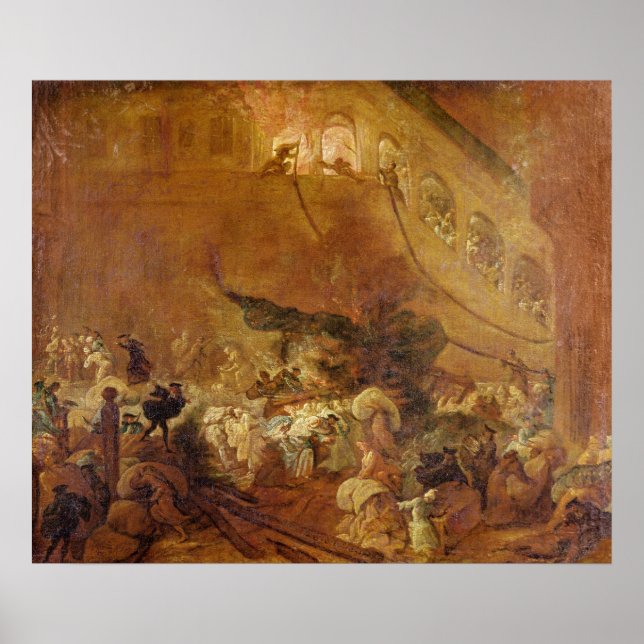 Fire at the Chambre des Comptes Poster (Front)