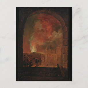 Fire at the Opera of the Palais-Royal Postcard