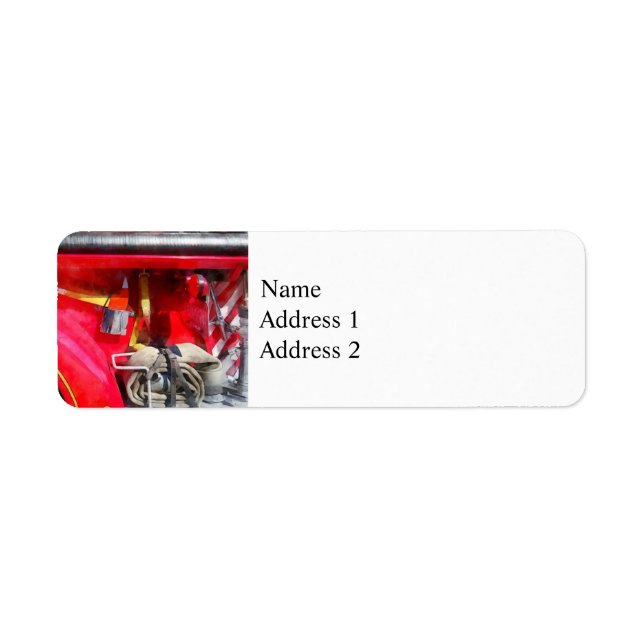 Fire Axe and Hose Return Address Label (Front)
