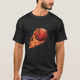 Fire Baseball T-Shirt