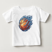 Fire Basketball – Intense Flame Sports Design