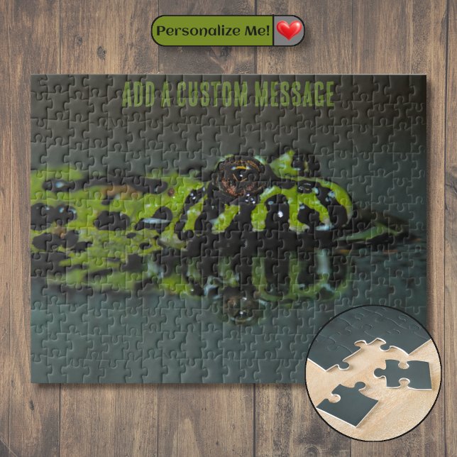 Fire Bellied Toad Portrait Jigsaw Puzzle (Fire Bellied Toad Portrait Jigsaw Puzzle)