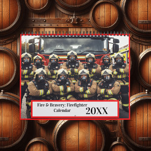 Fire & Bravery: Firefighter 20XX Calendar