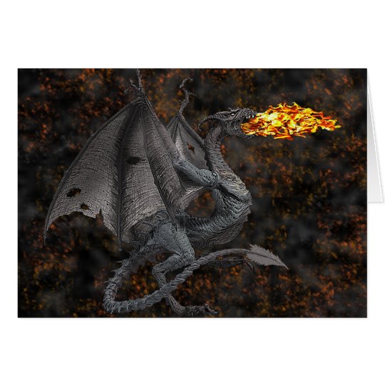Fire-Breathing Dragon Card