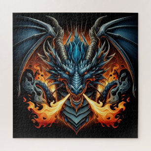 Fire Breathing Dragon Jigsaw Puzzle