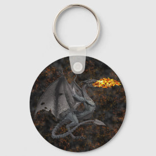 Fire-Breathing Dragon Key Ring