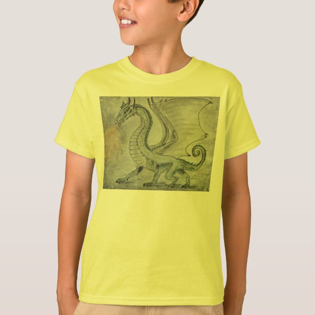 Fire Breathing Dragon T-Shirt (Front)